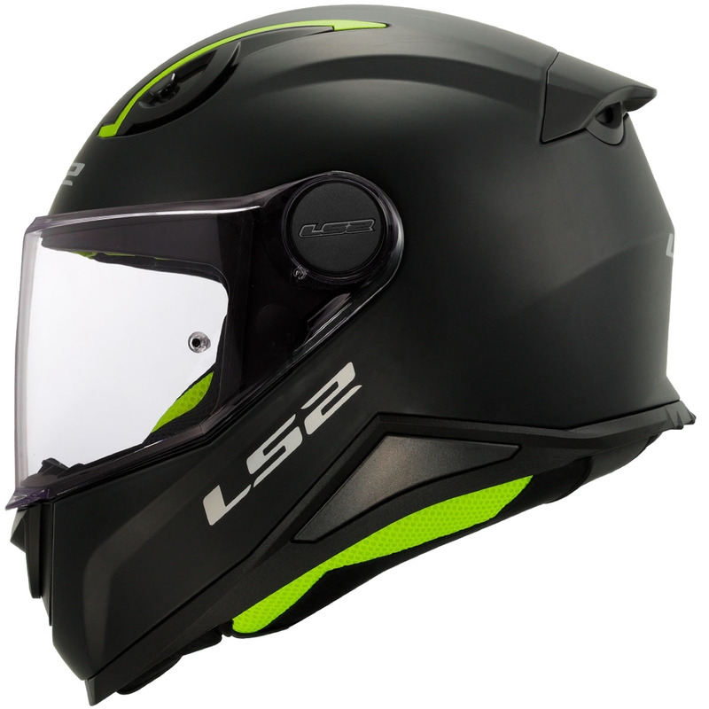 Casque intégral de moto pour enfant LS2 FF812 Noir mat uni