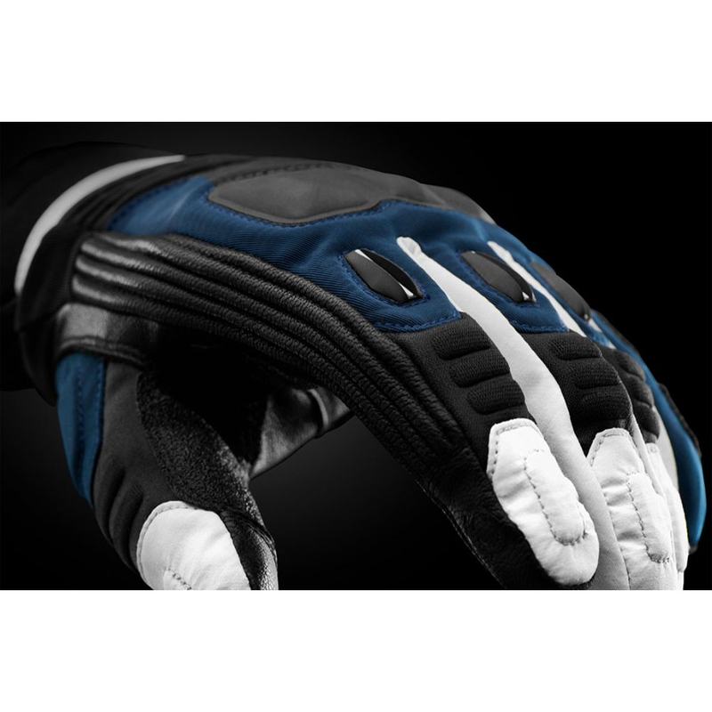 Gants de moto Furygan Balmaz toutes saisons Noir-Bleu-Perle