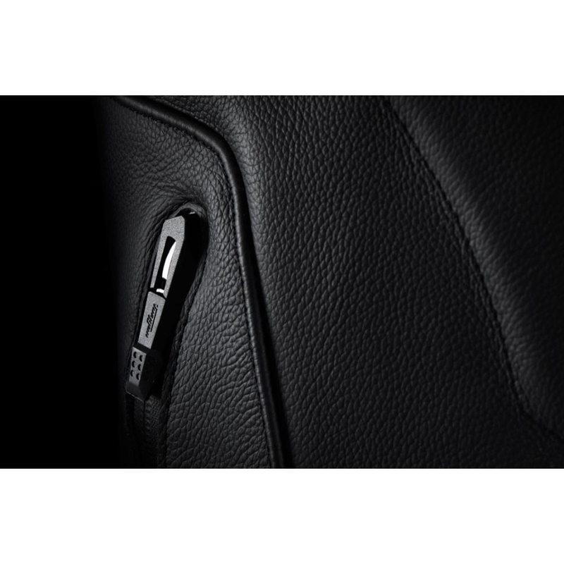 Blouson de moto en cuir Furygan Raptor Evo 3 noir et blanc
