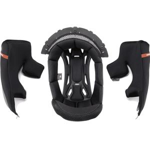 intérieur noir du casque de moto Scorpion EXO-HX1 KW3