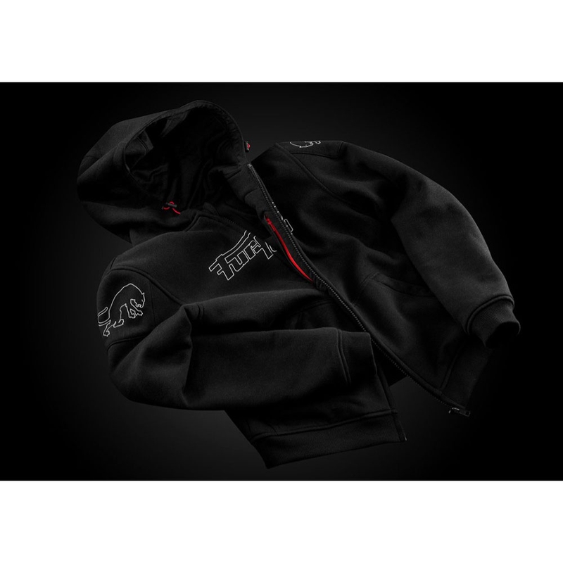 Blouson de moto Furygan Livio X Kevlar® noir et blanc