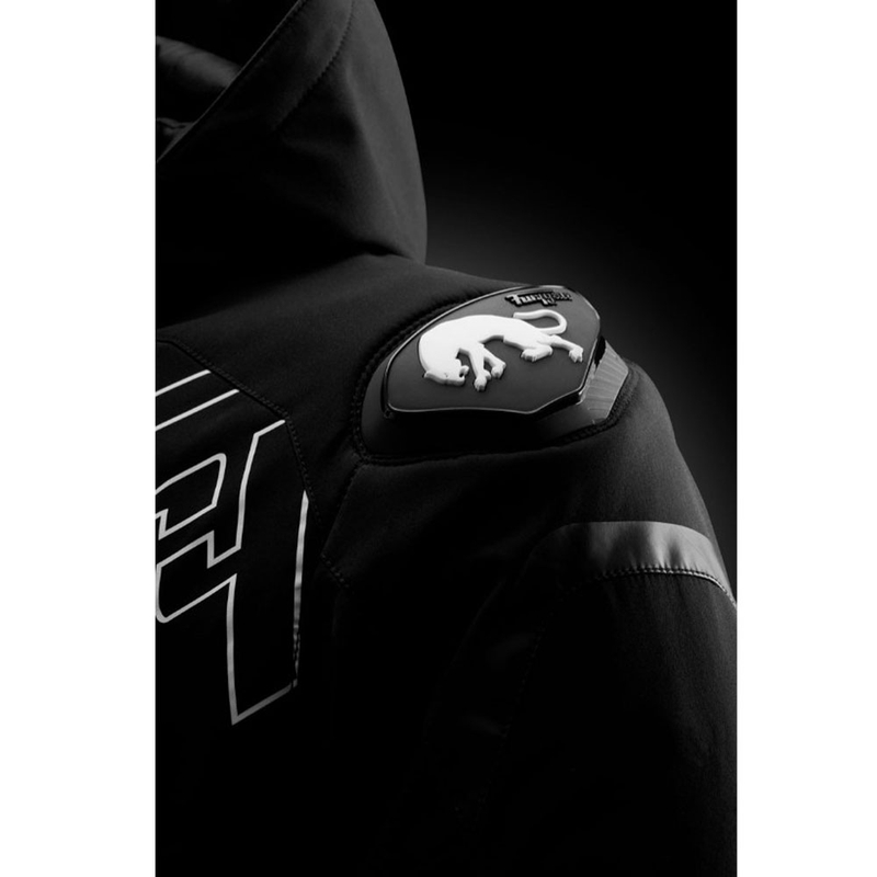 Blouson de moto Furygan Sektor Roadster Evo noir-blanc-rouge