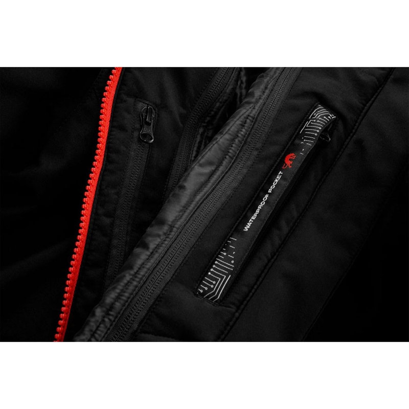 Blouson de moto Furygan Sektor Roadster Evo noir-blanc-rouge