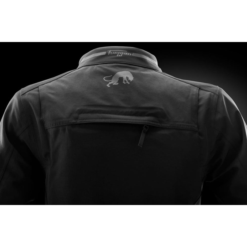 Veste de moto Furygan Sarah Trooper pour femme, noire