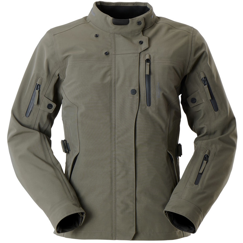 Veste de moto pour femme Furygan Sarah Trooper, vert kaki