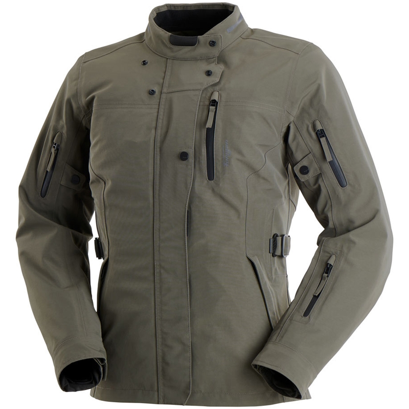 Veste de moto pour femme Furygan Sarah Trooper, vert kaki