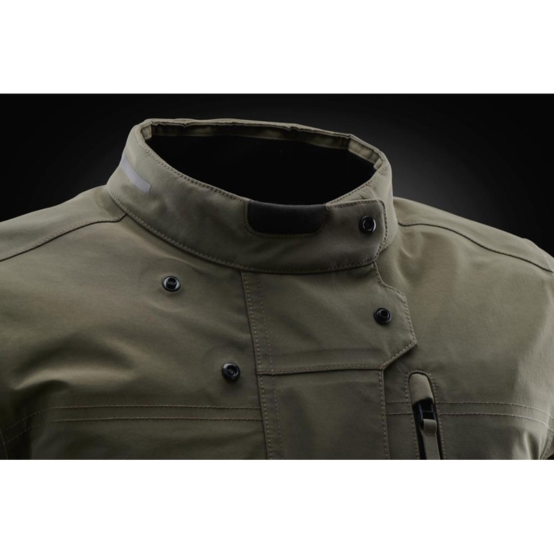 Veste de moto pour femme Furygan Sarah Trooper, vert kaki