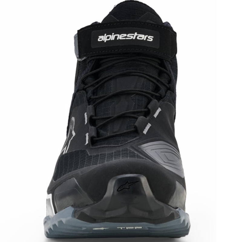 Bottes de moto Alpinestars Stella CR-X Drystar pour femmes, noir-gris-blanc