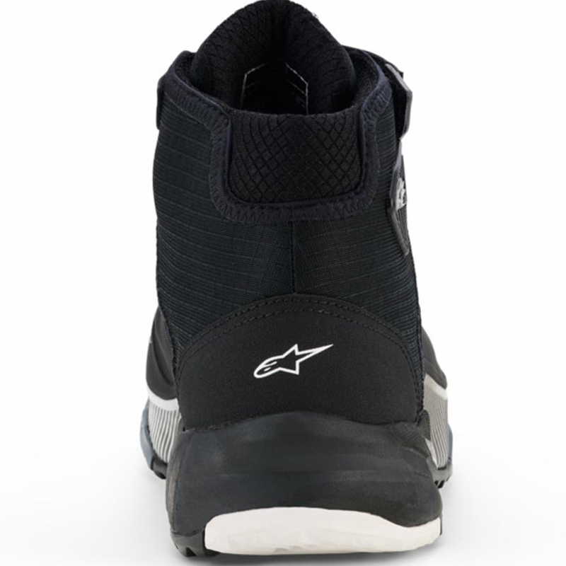 Bottes de moto Alpinestars Stella CR-X Drystar pour femmes, noir-gris-blanc