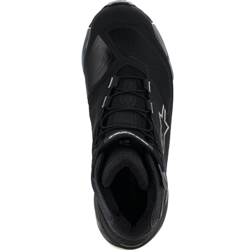 Bottes de moto Alpinestars Stella CR-X Drystar pour femmes, noir-gris-blanc