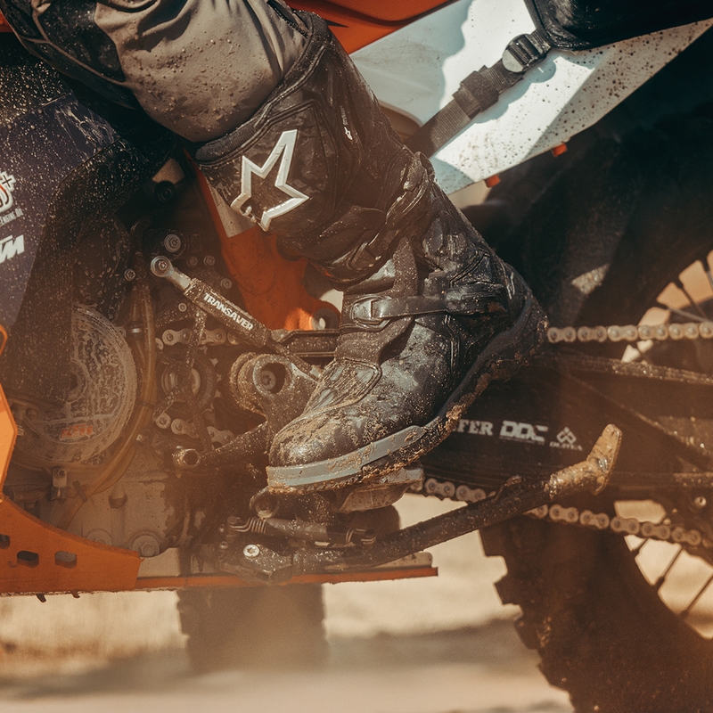 Bottes de moto Alpinestars Corozal V2 Adventure Drystar marron-noir