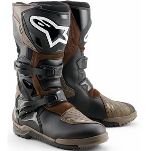 Bottes de moto Alpinestars Corozal V2 Adventure Drystar marron-noir