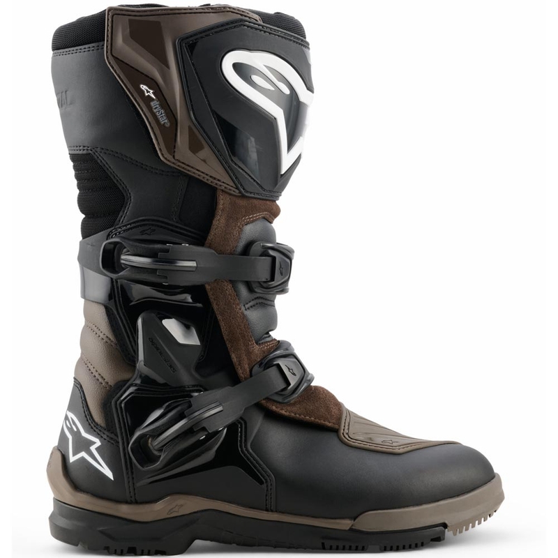 Bottes de moto Alpinestars Corozal V2 Adventure Drystar marron-noir