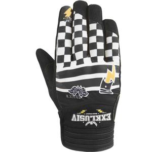 Gants de moto NOX Exklusiv Airflow Tracker noir et blanc