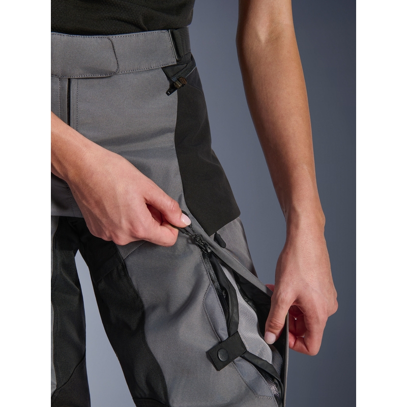 Pantalon de moto Alpinestars Stella Andes V4 Drystar pour femme, noir-gris foncé