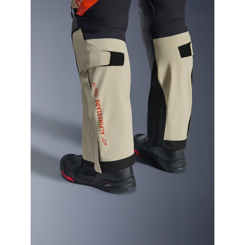 Pantalon de moto Alpinestars Halo PRO Drystar XF crème-noir-rouge