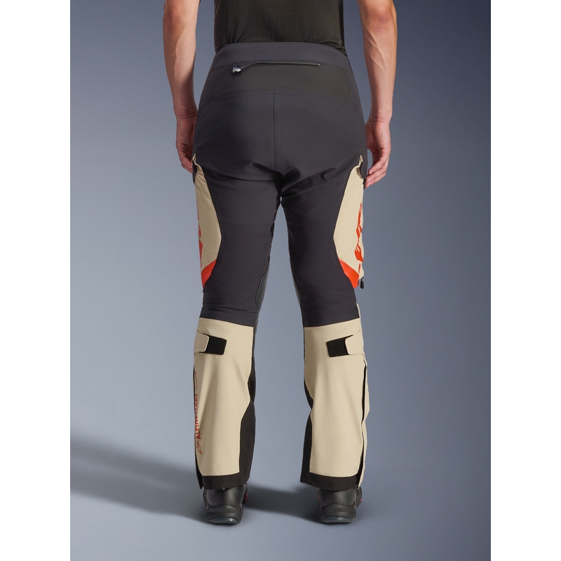 Pantalon de moto Alpinestars Halo PRO Drystar XF crème-noir-rouge