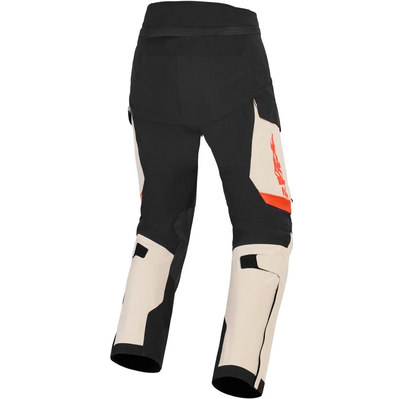 Pantalon de moto Alpinestars Halo PRO Drystar XF crème-noir-rouge