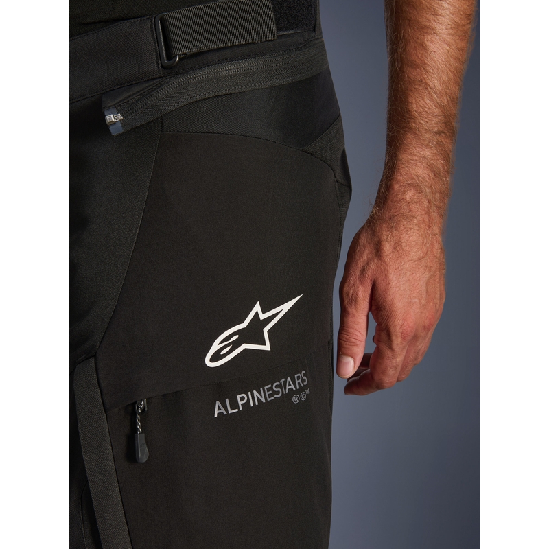 Pantalon de moto Alpinestars Andes V4 Drystar allongé noir