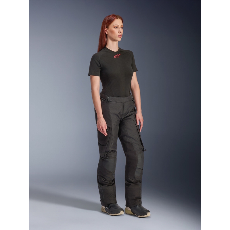 Pantalon de moto Alpinestars Stella Andes V4 Drystar pour femme, noir