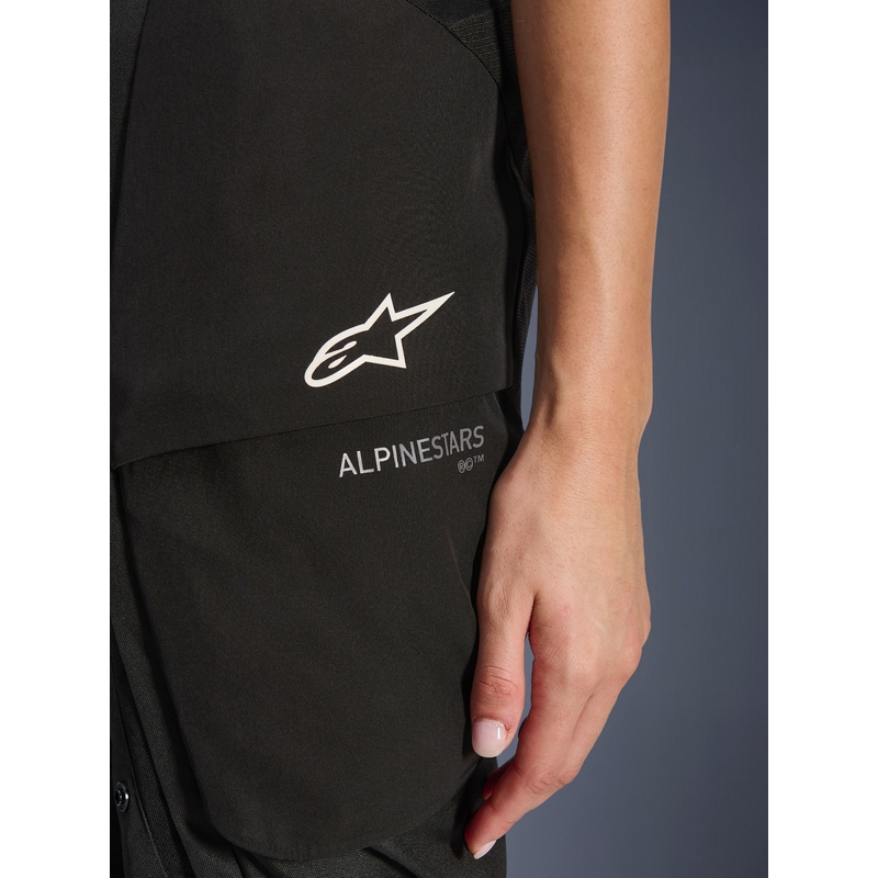 Pantalon de moto Alpinestars Stella Andes V4 Drystar pour femme, noir