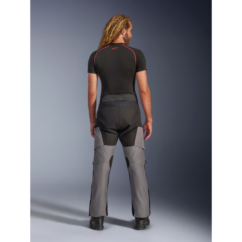 Pantalon de moto Alpinestars Andes V4 Drystar noir-gris foncé