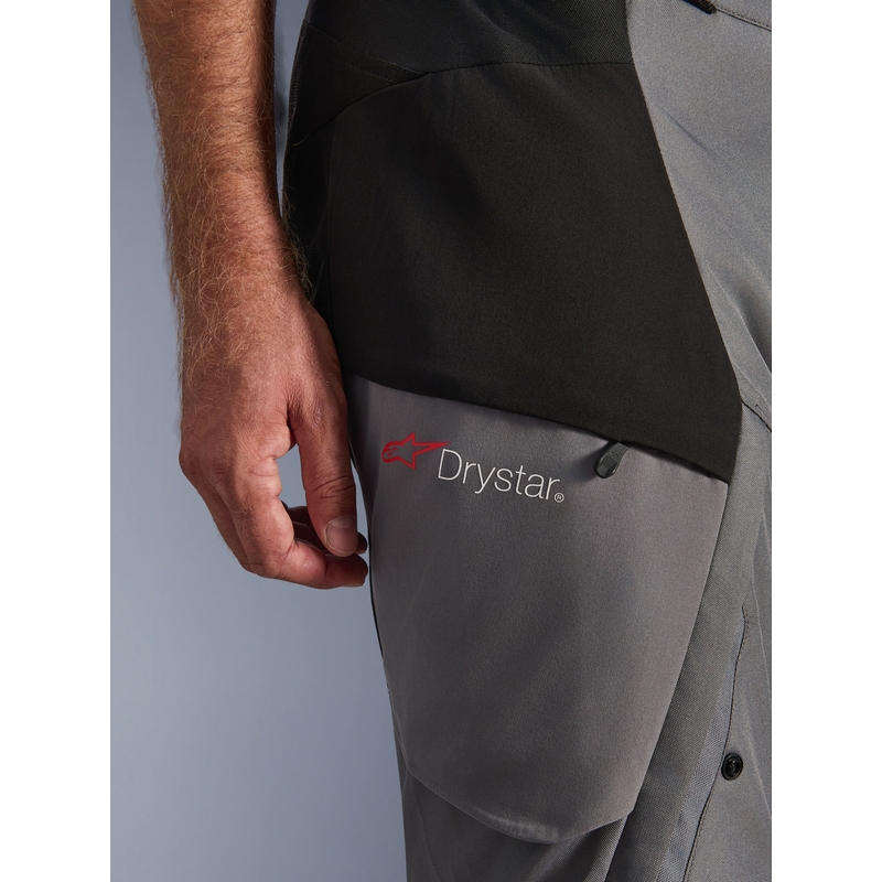 Pantalon de moto Alpinestars Andes V4 Drystar noir-gris foncé