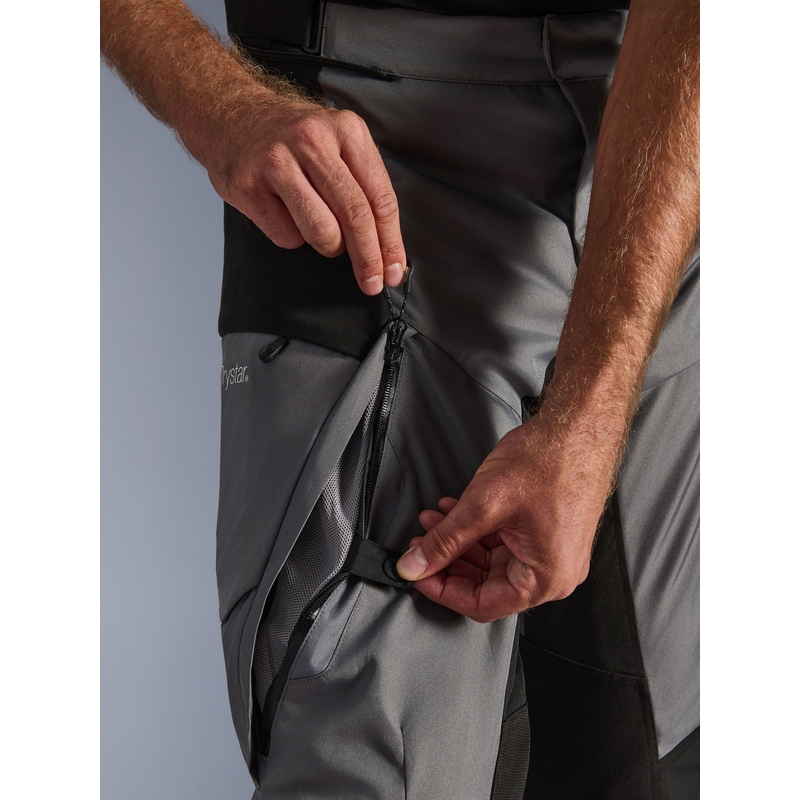 Pantalon de moto Alpinestars Andes V4 Drystar noir-gris foncé
