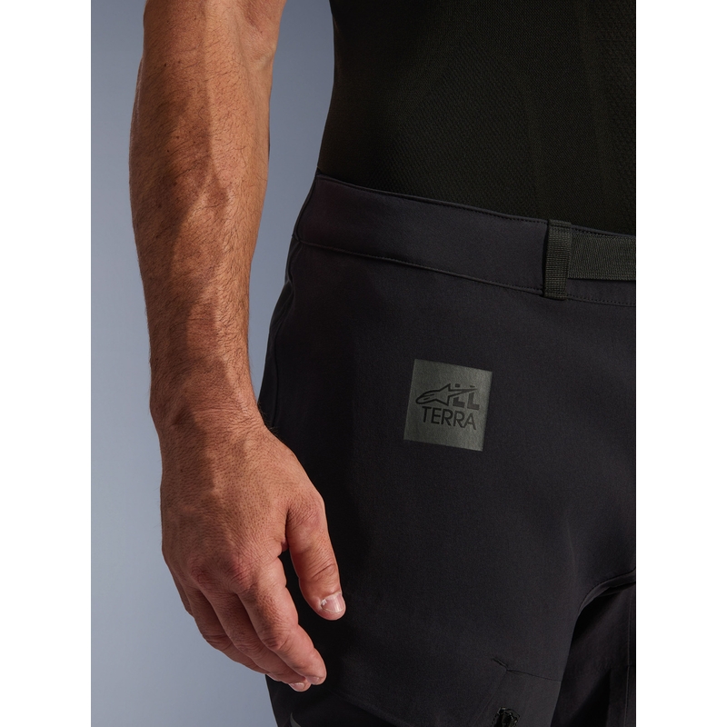 Pantalon de moto Alpinestars Halo PRO Drystar XF noir-gris foncé-rouge