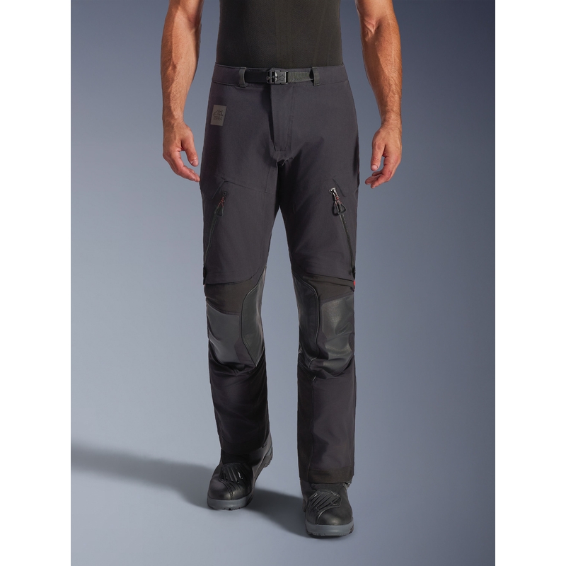 Pantalon de moto Alpinestars Halo PRO Drystar XF noir-gris foncé-rouge