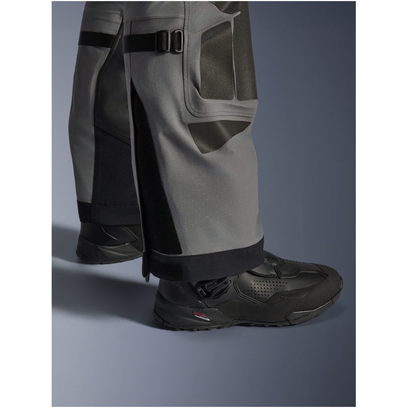 Pantalon de moto court Alpinestars Nazca 3L Gore-Tex PRO gris foncé-noir