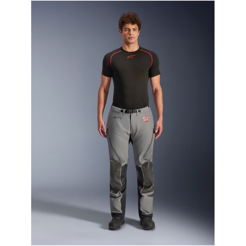 Pantalon de moto court Alpinestars Nazca 3L Gore-Tex PRO gris foncé-noir