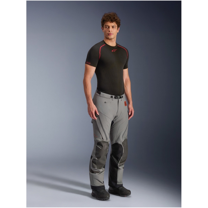 Pantalon de moto court Alpinestars Nazca 3L Gore-Tex PRO gris foncé-noir
