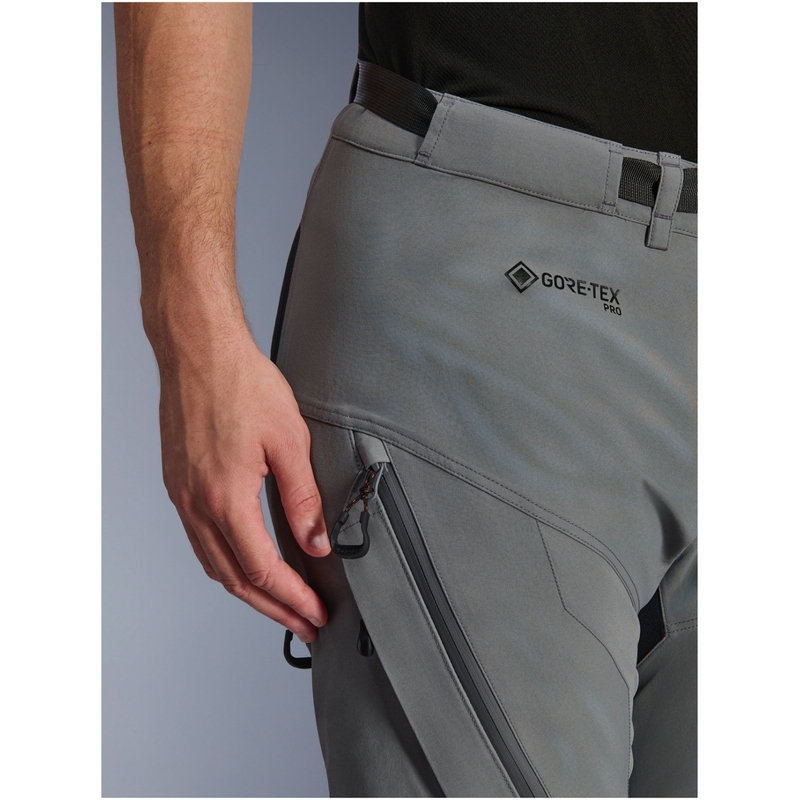 Pantalon de moto court Alpinestars Nazca 3L Gore-Tex PRO gris foncé-noir
