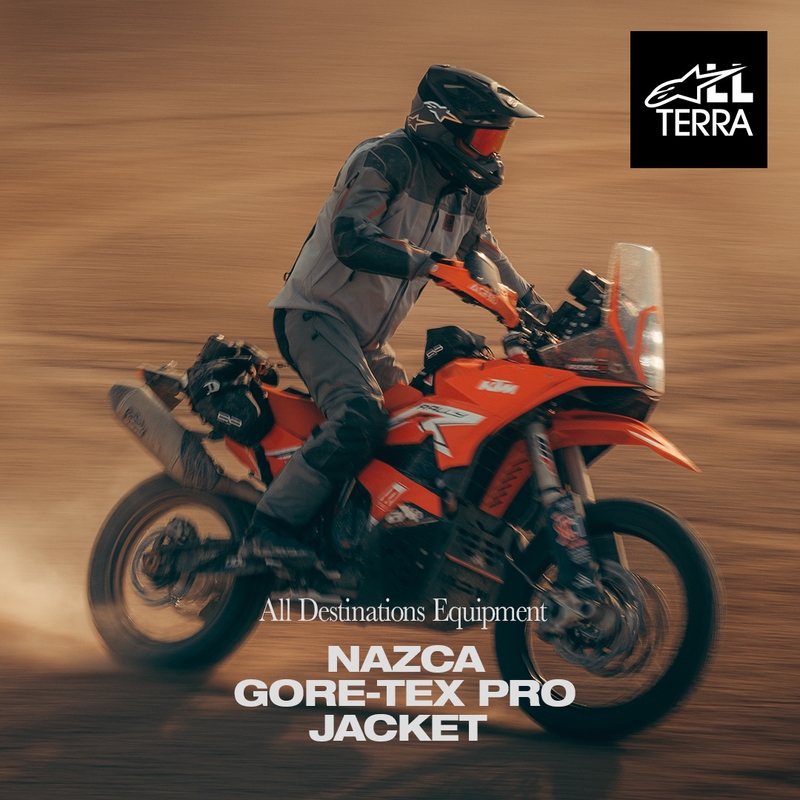 Blouson de moto Alpinestars Nazca 3L Gore-Tex PRO gris foncé-gris clair