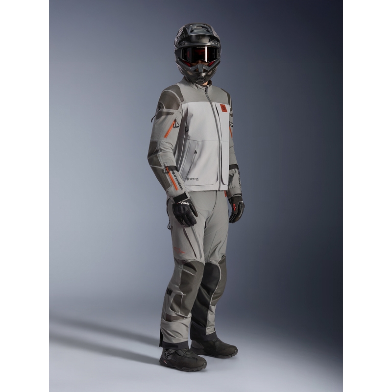 Blouson de moto Alpinestars Nazca 3L Gore-Tex PRO gris foncé-gris clair