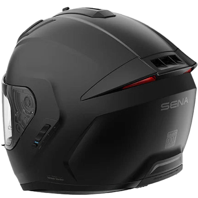Casque intégral de moto avec système audio SENA Phantom ANC, noir mat