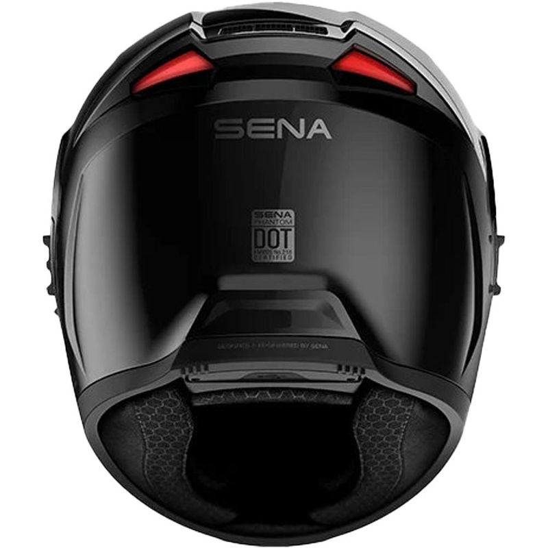 Casque intégral de moto avec système audio SENA Phantom ANC, noir mat