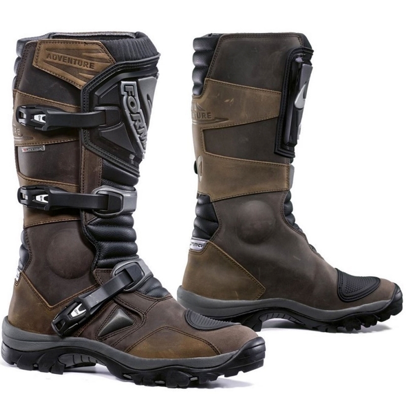 Bottes de moto Forma Adventure DRY marron