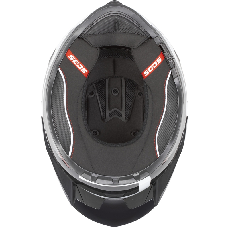 Casque intégral moto Cassida Integral GTS 2.1 Mega noir-jaune fluo-blanc