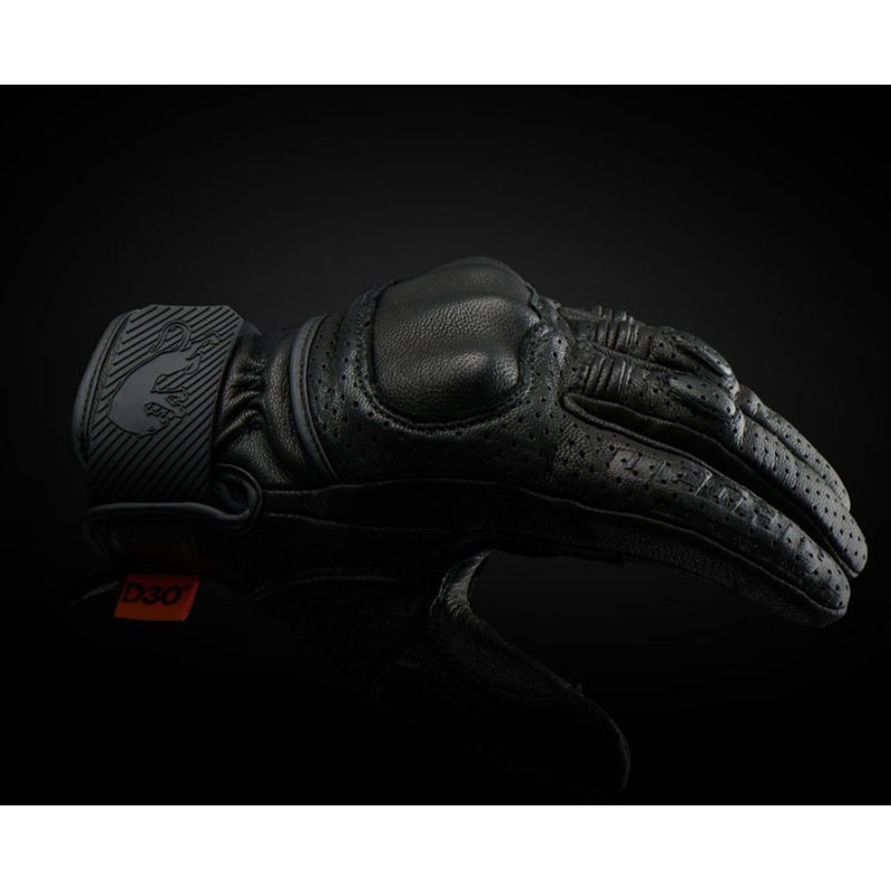 Gants de moto Furygan LR Jet Vented D3O® Evo noirs