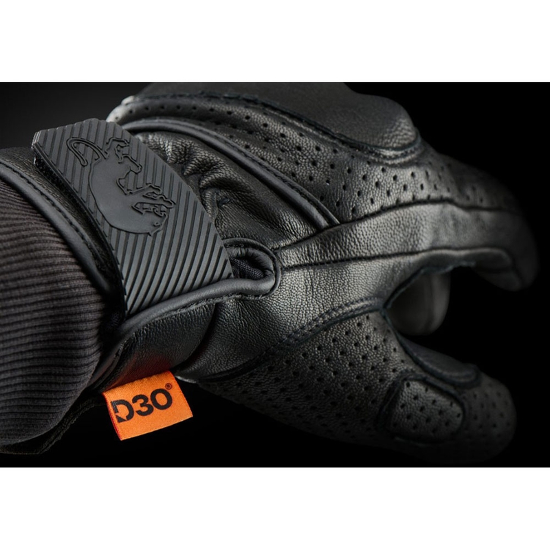 Gants de moto Furygan LR Jet Vented D3O® Evo noirs