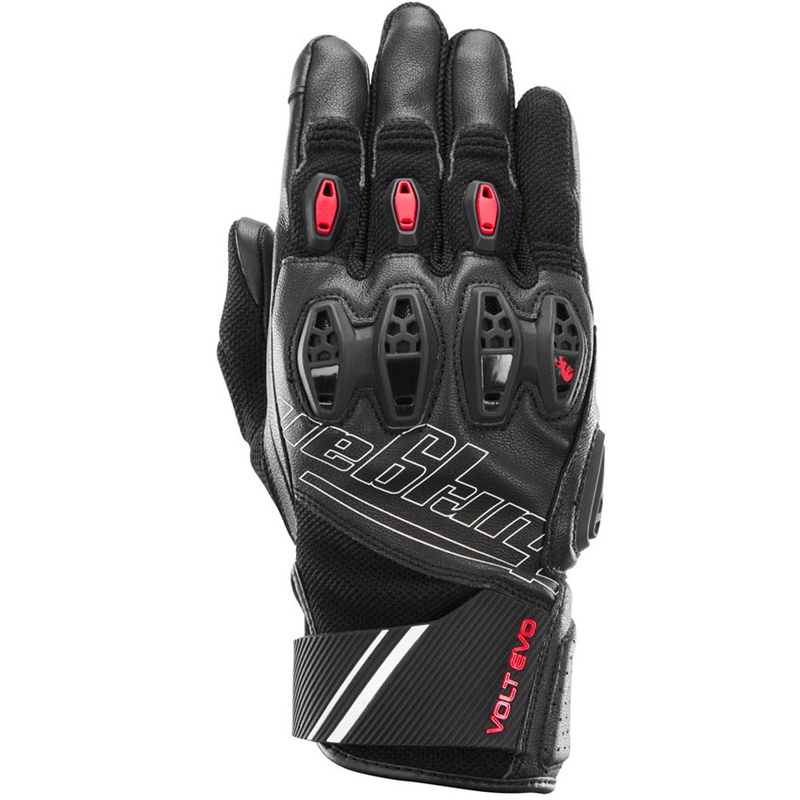 Gants de moto Furygan Volt EVO noir-blanc-rouge
