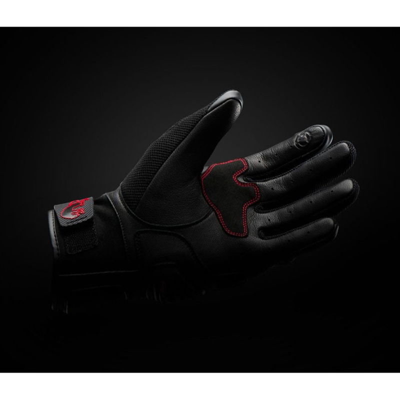 Gants de moto Furygan Volt EVO noir-blanc-rouge