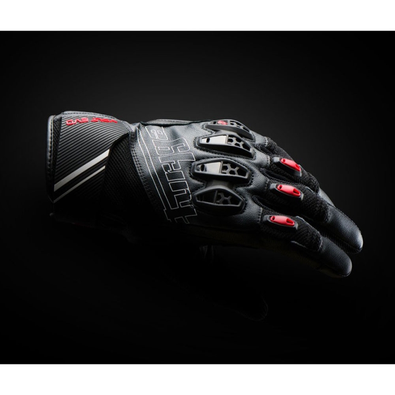 Gants de moto Furygan Volt EVO noir-blanc-rouge