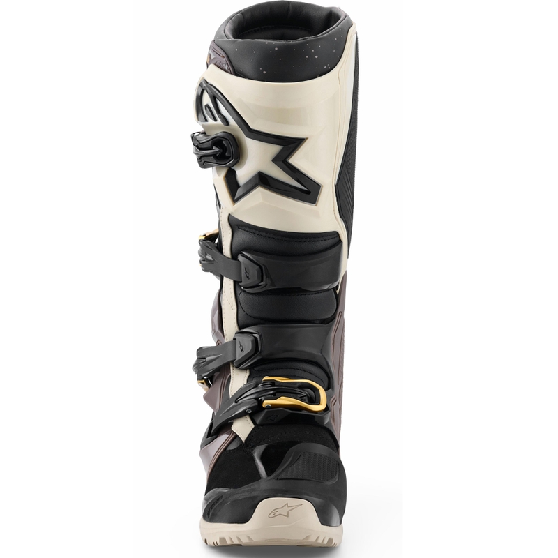 Bottes de moto Alpinestars TECH 7 Enduro Drystar Noir-Gris foncé-Or