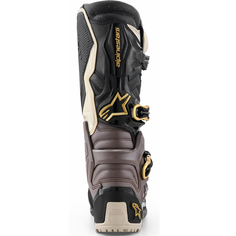 Bottes de moto Alpinestars TECH 7 Enduro Drystar Noir-Gris foncé-Or