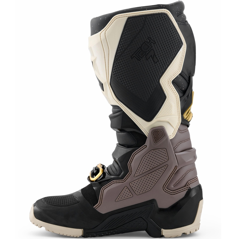 Bottes de moto Alpinestars TECH 7 Enduro Drystar Noir-Gris foncé-Or