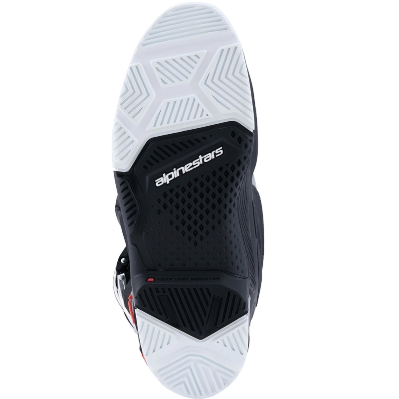 Bottes de moto Alpinestars TECH 7 Enduro Drystar noir-rouge fluo-blanc