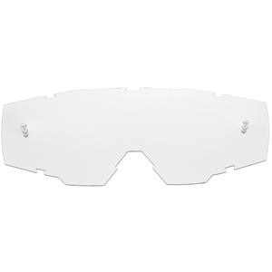 Lunettes de motocross NOX Spectre, visière argentée